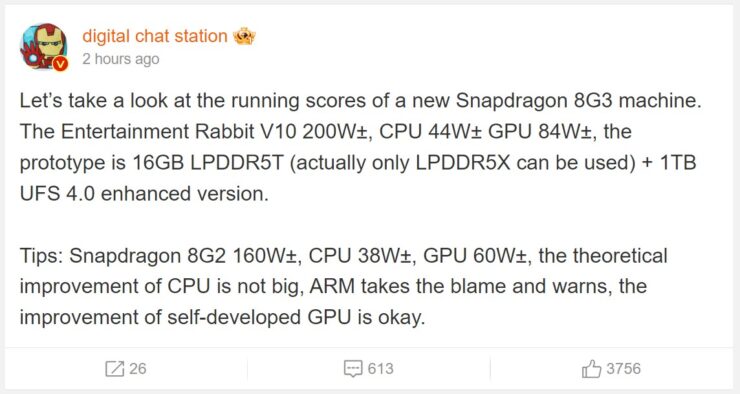 Snapdragon 8 Gen 3