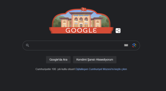 Google Cumhuriyet Bayramı kutlamalarına katıldı