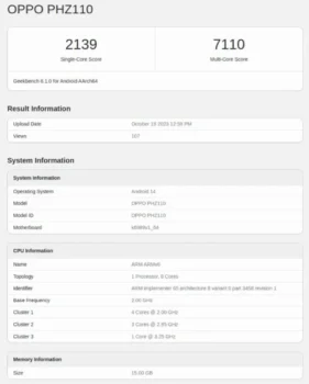 Oppo Find X7 Geekbench performans testinde ter döktü
