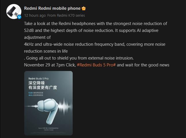 Redmi Buds 5 Pro
