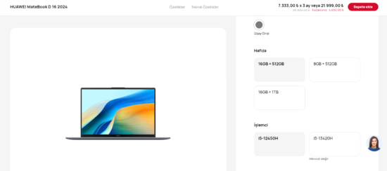 Huawei MateBook D16 (2024)