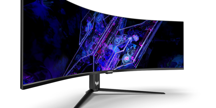 Acer, Hevesli Oyunculara Yönelik Kavisli OLED ve MiniLED Monitörlerini Tanıttı
