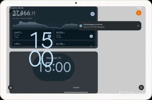 Android 15 kilit ekranı