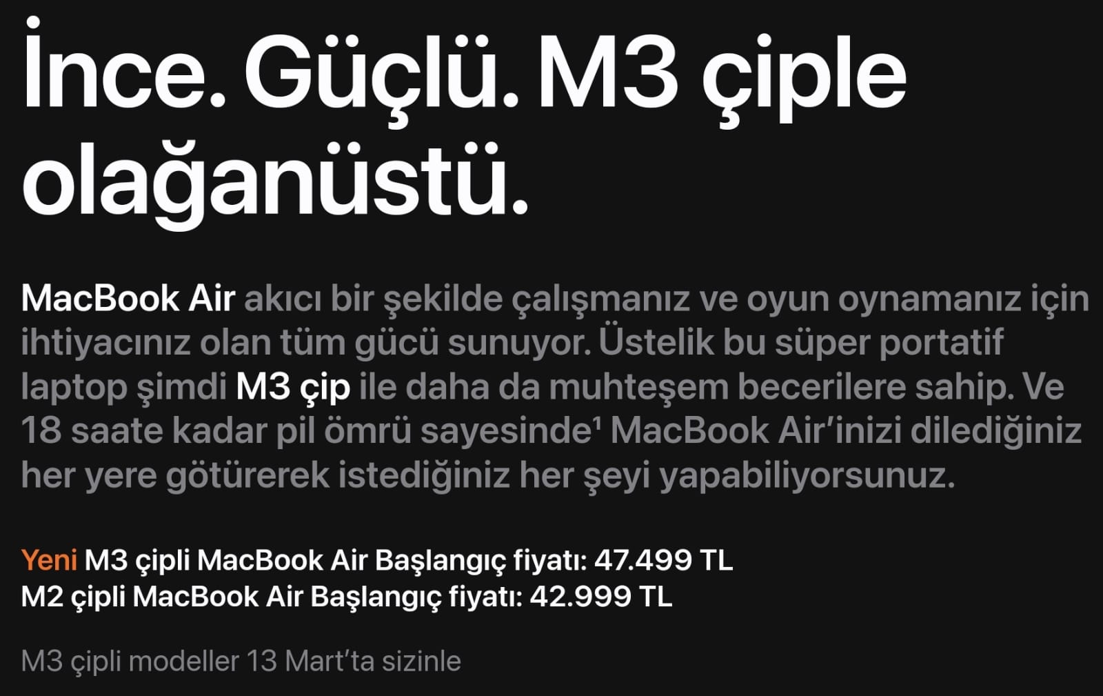 M3 MacBook Air