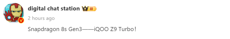 iQOO Z9 Turbo işlemci