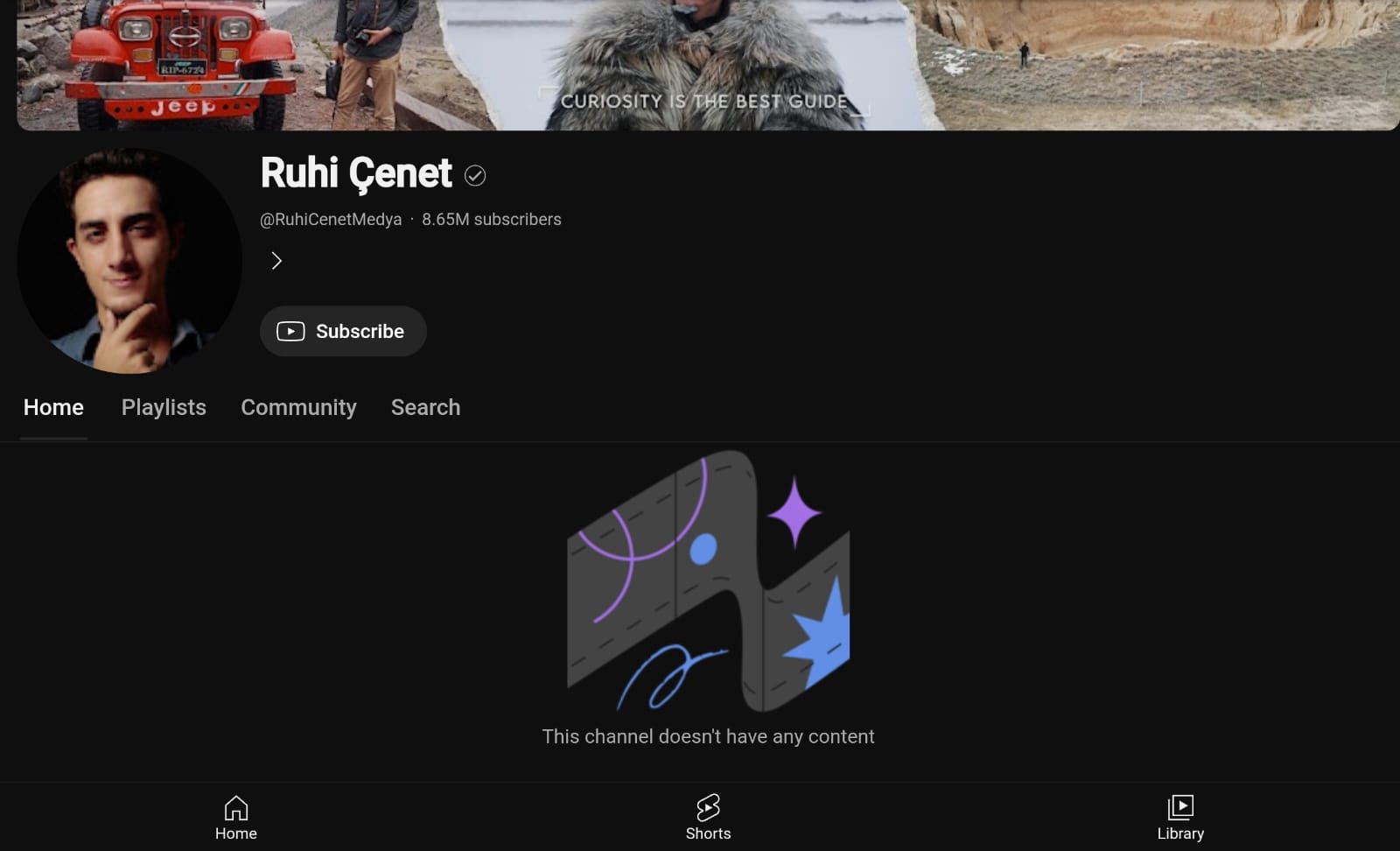 ruhi çenet youtube kanalı hacklendi