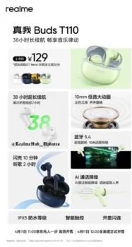 realme buds t110