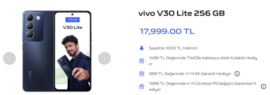Vivo V30 Lite