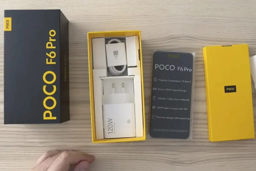 Poco F6 Pro kutu açılımı