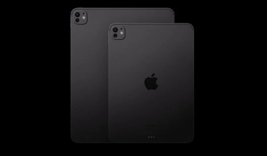 yeni ipad pro m4 apple logosu