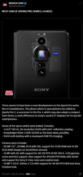 Sony Xperia PRO-C