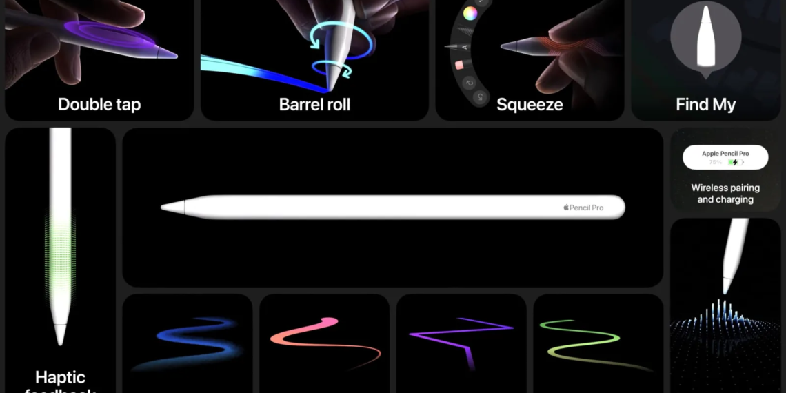 Apple Pencil Pro tanıtıldı, bu kalem adamı ressam yapar!
