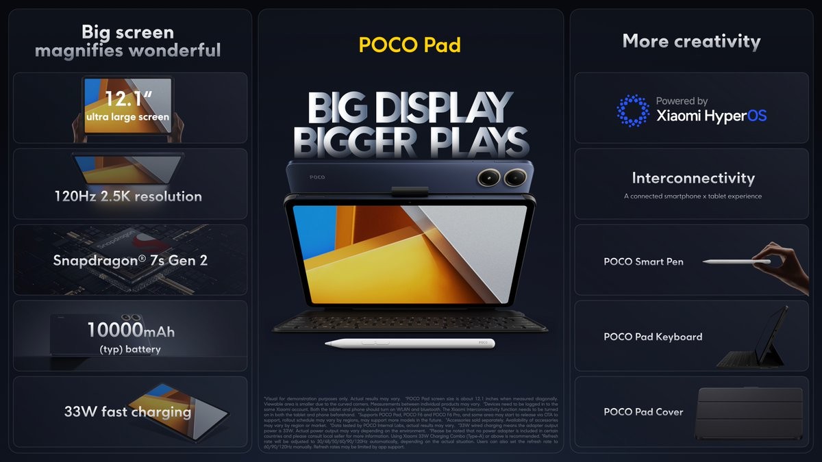 poco pad özellikleri ve fiyatı