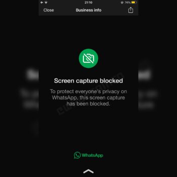 whatsapp ekran görüntüsü yasak