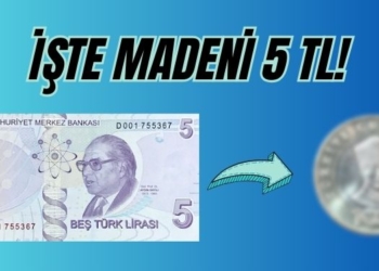 5tl madeni para madeni 5tl tedavüle çıktı