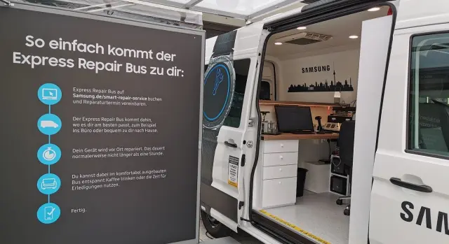 Samsung onarım otobüsü