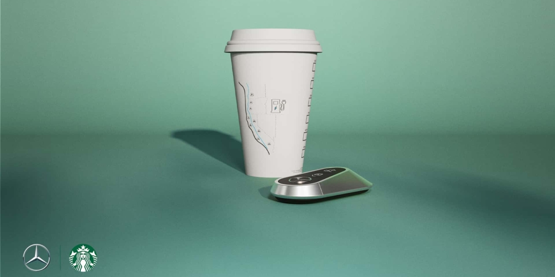 Mercedes ile Starbucks işbirliği yapıyor
