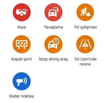 google haritalar radar