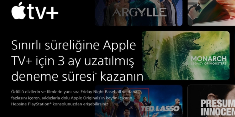 PlayStation Apple TV+ hediyesi