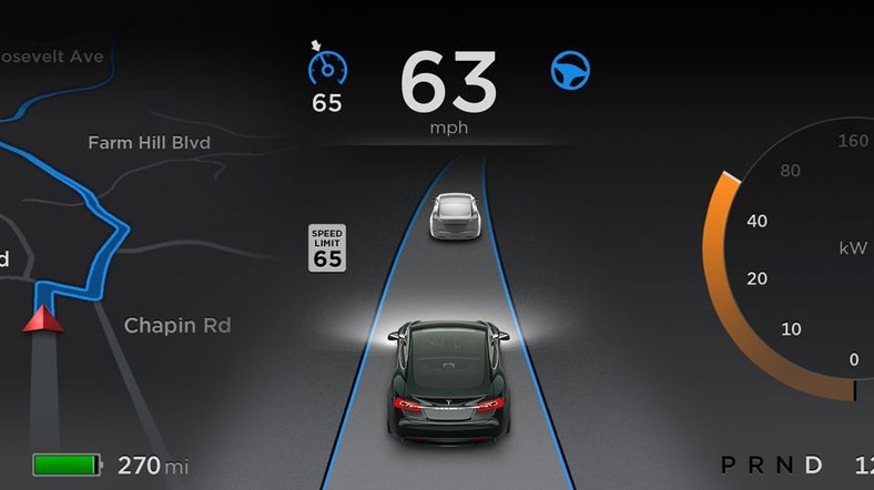 Tesla otonom sürüş