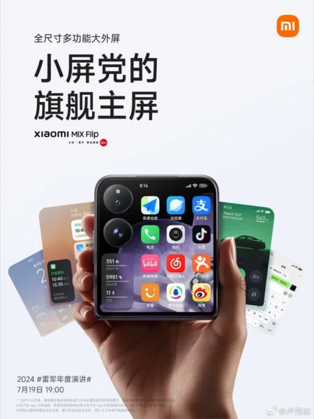 Xiaomi Mix Flip özellikleri böyle olacak