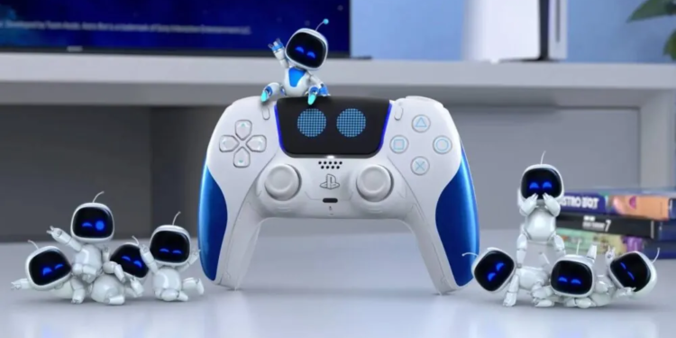 Özel üretim PlayStation 5 kolu Astro Bot