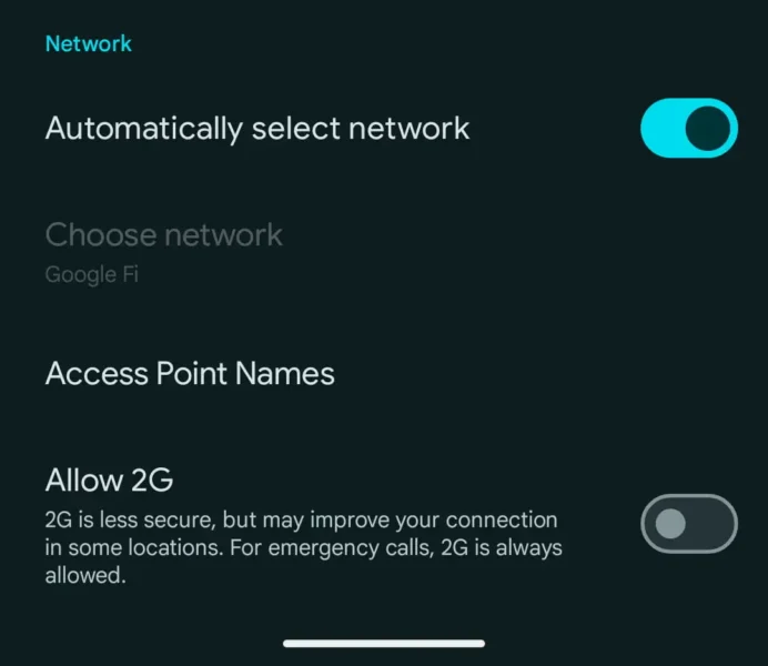 Android 2G
