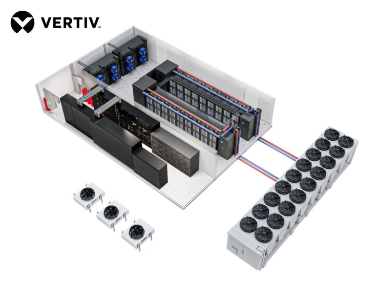 Vertiv, Yapay Zeka Çözümleri için Prefabrik Veri Merkezi Çözümünü Piyasaya Sürüyor