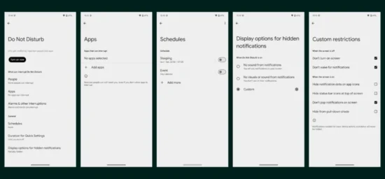 Android 15 ile Rahatsız Etmeyin Modu harika özelliklere kavuşuyor android 14 rahatsız etmeyin modu