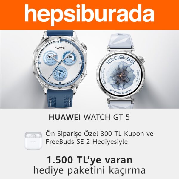 HUAWEI Watch GT 5 Hepsiburada’da Ön Siparişte!