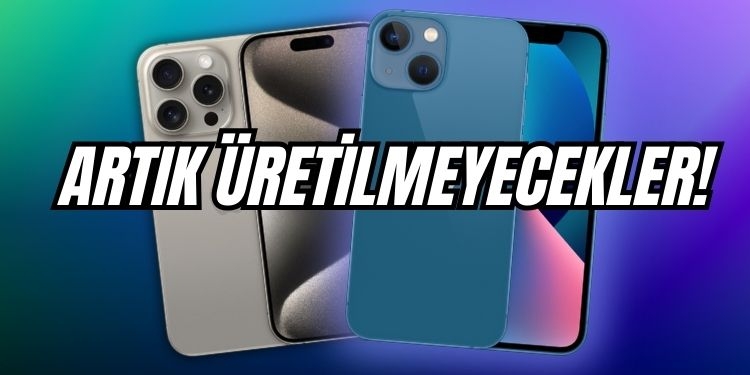 Apple üretimi duran telefonlar listesi