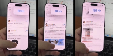 iPhone ekran tazeleme hızı