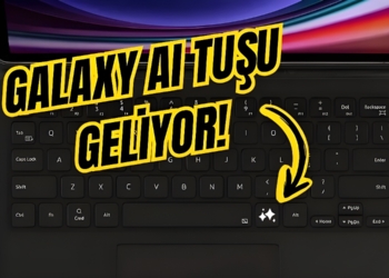 Galaxy Tab S10 klavyesi Galaxy AI tuşu