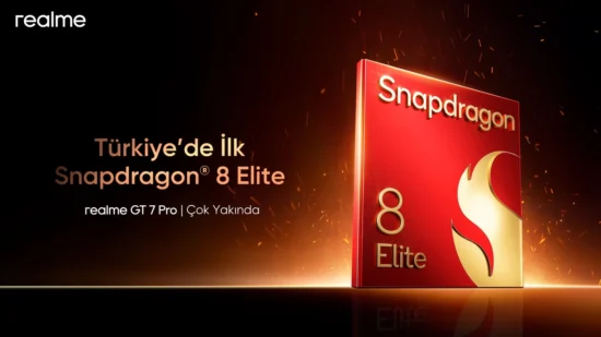 Türkiye'de Satılacak İlk Snapdragon 8 Elite İşlemcili Telefon Realme GT 7 Pro Olacak!