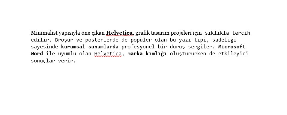 Microsoft Word En İyi Yazı Tipleri: Her Amaca Uygun Seçimler