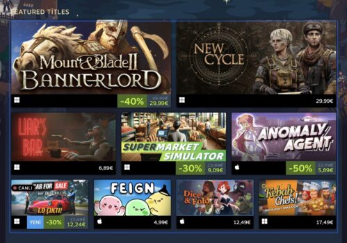 steam türkiye'den oyunlar festivali