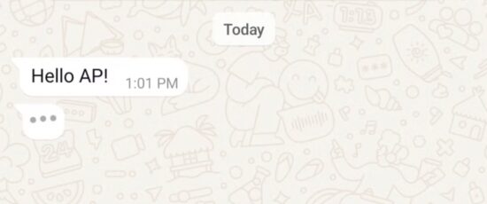 whatsapp yazıyor