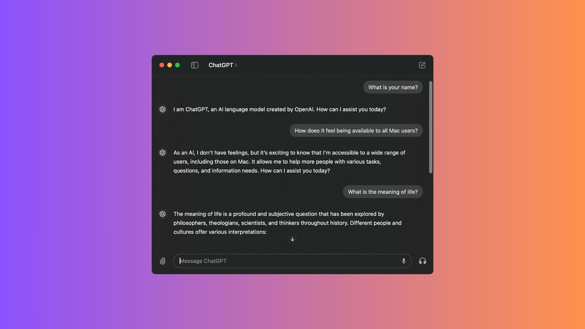 ChatGPT macOS uygulaması güncellendi! İşte yeni özellikler! - Hardware ...