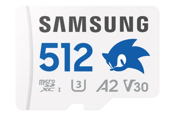 Sonic temalı samsung microSD kart