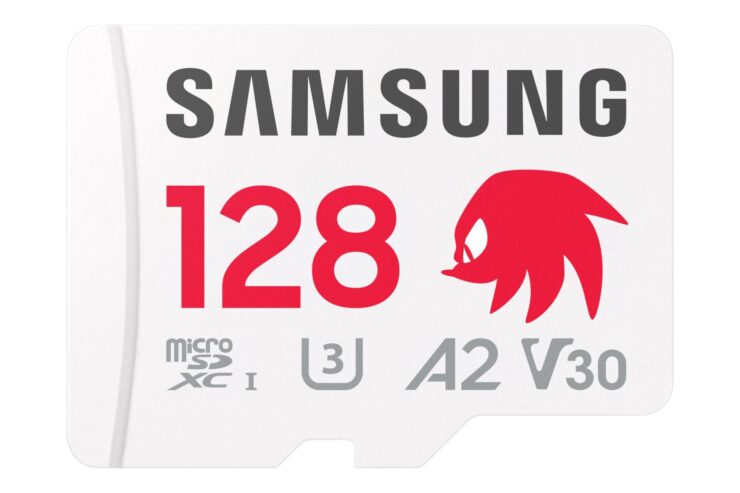 Sonic temalı samsung microSD kart
