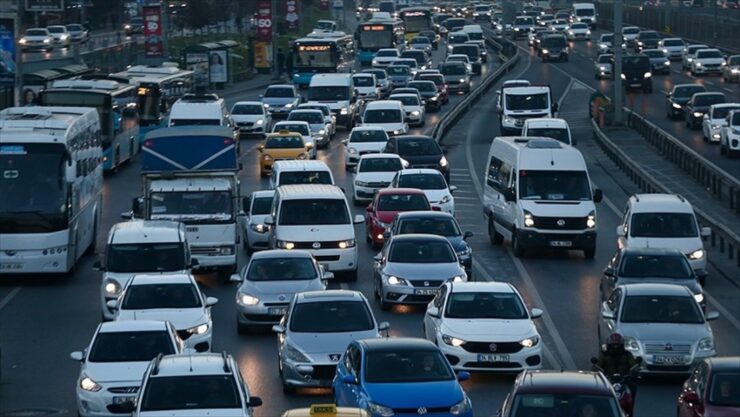 Trafiğe kayıtlı araç sayısı