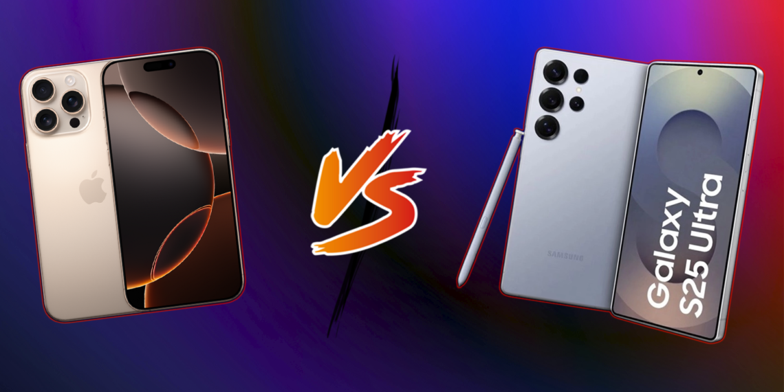galaxy s25 ultra vs iphone 16 pro