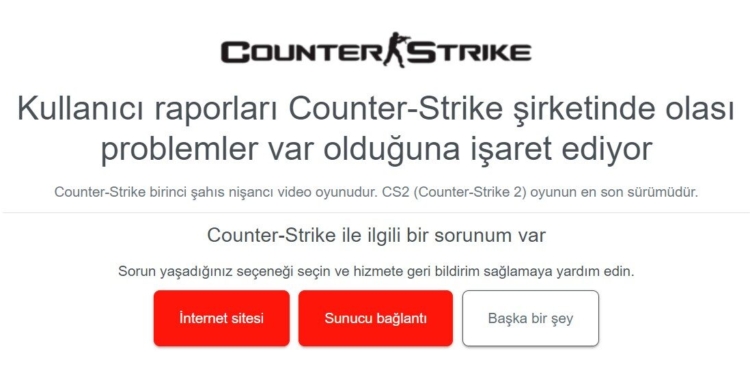CS2 çöktü mü 18 mart 2025