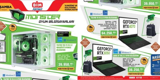 BİM aktüel teknoloji ürünleri