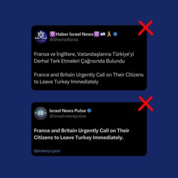 İletişim Başkanlığı İsrail Fransa 
