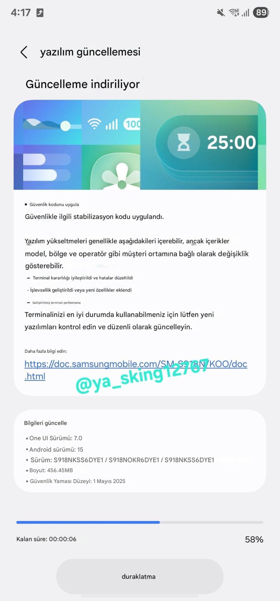 galaxy s23 mayıs 2025 güncellemesi