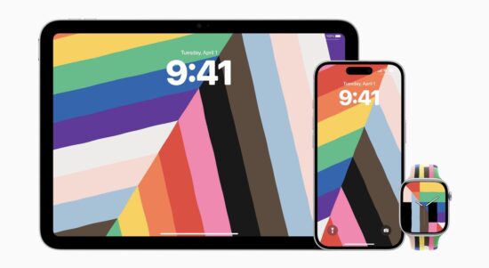 apple pride 2025 serisi apple watch kordon ipad iphone duvar kağıdı