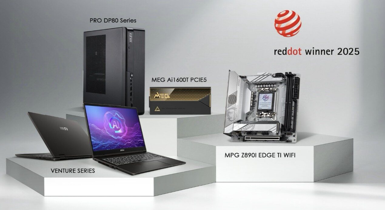 red dot 2025 tasarım ödüllü msi ürünleri