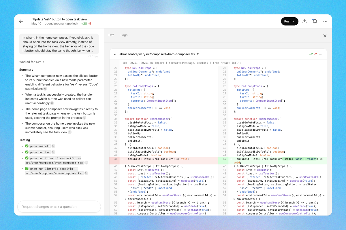 openai codex yapay zeka kod yazma yapay zeka kodlama