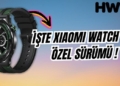 xiaomi watch s4 15. yıl özel sürümü